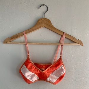 Coral triangle bra